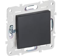 Выключатель IEK SKANDY 1-клавишный перекрестный 10А SK-V03Bl черный SK-V13-0-10-K02