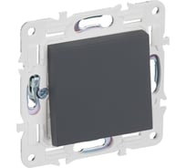 Выключатель IEK SKANDY 1-клавишный перекрестный 10А SK-V03G графит SK-V13-0-10-K53