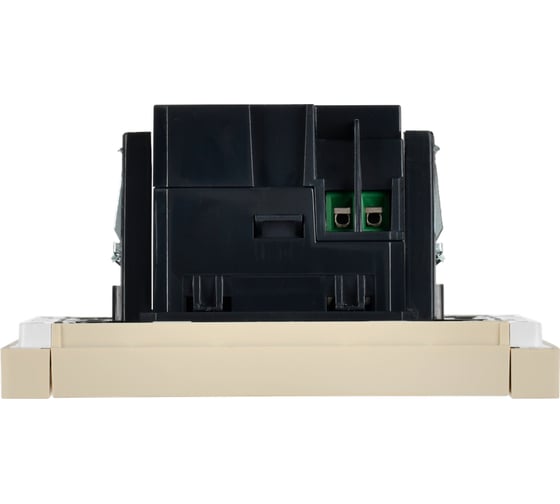 Розетка IEK FORTEPIANO USB A+C 18Вт FP451 ваниль FP-U22-018-K10