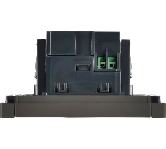 Розетка IEK FORTEPIANO USB A+A 3,1А FP349 серый FP-U21-D31-K03