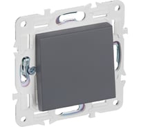 Выключатель IEK SKANDY 1-клавишный перекрестный 10А SK-V03T титан SK-V13-0-10-K48