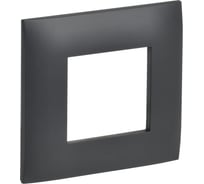 Рамка IEK SKANDY 1-местная SK-F01T титан SK-M12-K48