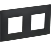 Рамка IEK SKANDY 2-местная SK-F02G графит SK-M22-K53