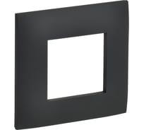 Рамка IEK SKANDY 1-местная SK-F01G графит SK-M12-K53