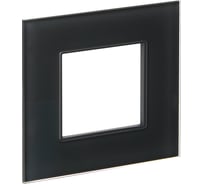 Рамка IEK SKANDY 1-местная SK-F21G стекло графит SK-M12-G-K53