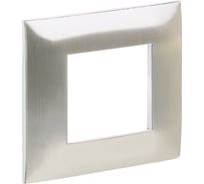 Рамка IEK SKANDY 1-местная SK-F31N металл никель SK-M12-M-K50