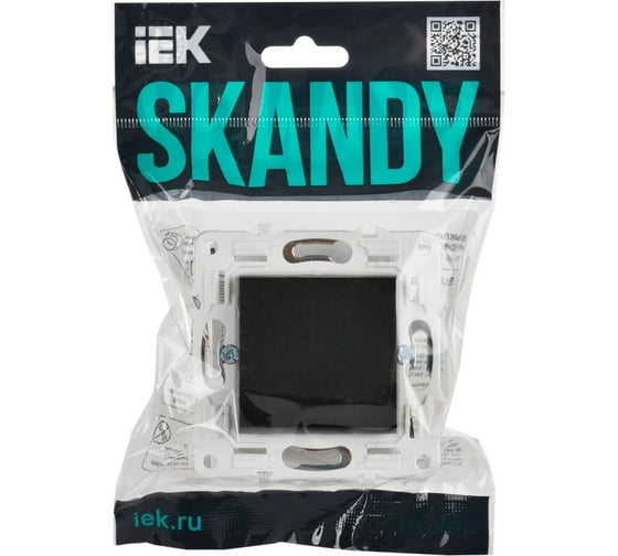 Вывод кабеля IEK SKANDY SK-O01Bl черный SK-VK10-0-K02