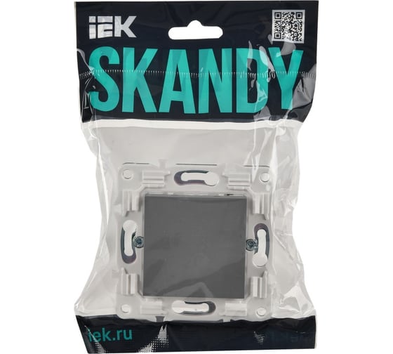 Вывод кабеля IEK SKANDY SK-O01Gr серый SK-VK10-0-K03