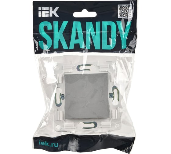 Вывод кабеля IEK SKANDY SK-O01S серебро SK-VK10-0-K23