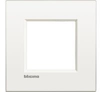 Рамка Bticino Livinglight AIR 1 пост, цвет Белый LNC4802BN