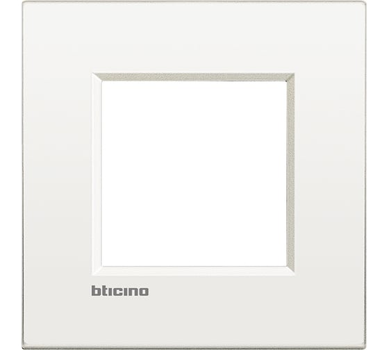 Рамка Bticino Livinglight AIR 1 пост, цвет Белый LNC4802BN