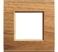 Рамка прямоугольная Bticino Livinglight 1 пост, цвет Европейский орех LNA4802LNC