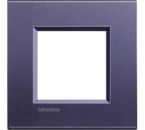 Рамка прямоугольная Bticino Livinglight 1 пост, цвет Синий шелк LNA4802CB