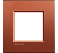 Рамка прямоугольная Bticino Livinglight 1 пост, цвет Красный шелк LNA4802RK