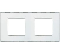 Рамка прямоугольная Bticino Livinglight 2 поста, цвет Kristall LND4802M2KR