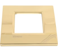 Рамка прямоугольная Bticino Livinglight 1 пост, цвет Золото LNA4802OA