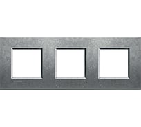 Рамка прямоугольная Bticino Livinglight 3 поста, цвет Исконный LNA4802M3NA