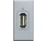 USB-Разъем Bticino Axolute алюминий HC4285 1