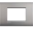 Рамка Bticino Livinglight AIR 3 модуля, цвет Матовый никель LNC4803NK 1