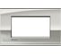 Рамка Bticino Livinglight AIR 4 модуля, цвет Паладий LNC4804PL 1