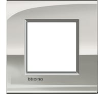 Рамка Bticino Livinglight AIR 1 пост, цвет Паладий LNC4802PL