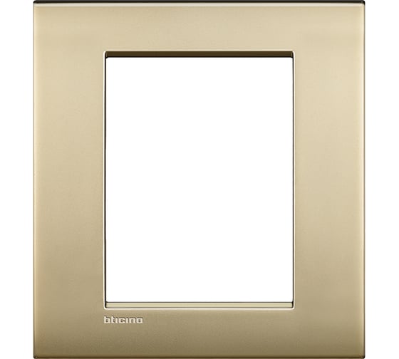 Рамка Bticino Livinglight AIR 3+3 модуля, цвет Матовое золото LNC4826OF 1