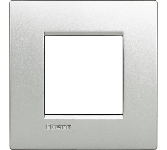 Рамка Bticino Livinglight AIR 1 пост Алюминий LNC4802TE 1