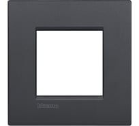 Рамка Bticino Livinglight AIR 1 пост Антрацит LNC4802AR