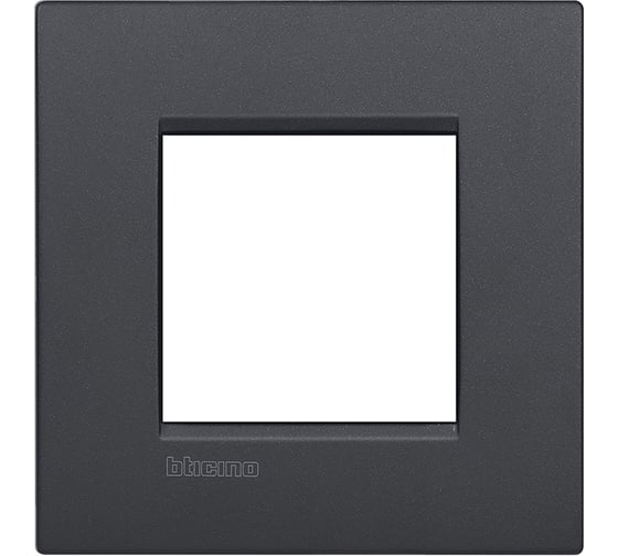 Рамка Bticino Livinglight AIR 1 пост Антрацит LNC4802AR 1