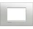 Рамка Bticino Livinglight AIR 3 модуля Алюминий LNC4803TE 1