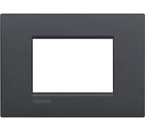 Рамка Bticino Livinglight AIR 3 модуля Антрацит LNC4803AR