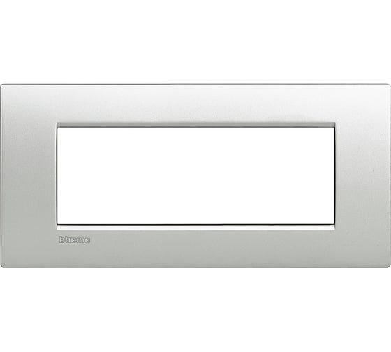 Рамка Bticino Livinglight AIR 7 модулей Алюминий LNC4807TE