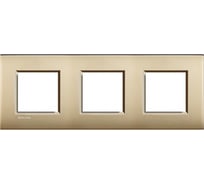 Рамка Bticino Livinglight 2x3мод. 71мм. М.золото LNE4802M3OF