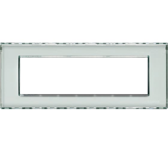 Рамка прямоугольная Bticino Livinglight 7 модулей, цвет Kristall LND4807KR 1