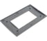 Рамка прямоугольная Bticino Livinglight 4 модуля, цвет Серый шелк LNA4804AE 5