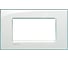 Рамка прямоугольная Bticino Livinglight 4 модуля, цвет Морская вода LNA4804KA 1