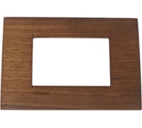 Рамка прямоугольная Bticino Livinglight 3 модуля, цвет Европейский орех LNA4803LNC