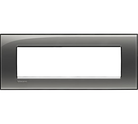 Рамка прямоугольная Bticino Livinglight 7 модулей, цвет Лондонский туман LNA4807KF 1