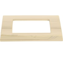 Рамка прямоугольная Bticino Livinglight 4 модуля, цвет Золото LNA4804OA