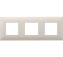 Рамка DKC Avanti, Ванильная дымка, 3 поста 6 модулей 1 шт 4405906DIY