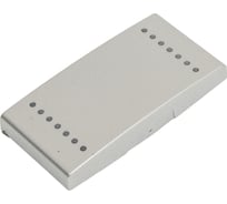 Клавиша Bticino Livinglight на 2 функции 1 модуль, цвет алюминий NT4911N