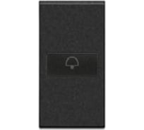 Клавиша Bticino Livinglight Axial Символ "Звонок", размер 1 модуль, цвет антрацит L4916D