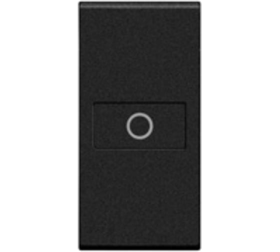 Клавиша Bticino Livinglight Axial Лампа, размер 1 модуль, цвет антрацит L4916A 1