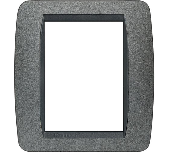 Накладка Bticino 3+3 Модуля, Графит L4826GF 1