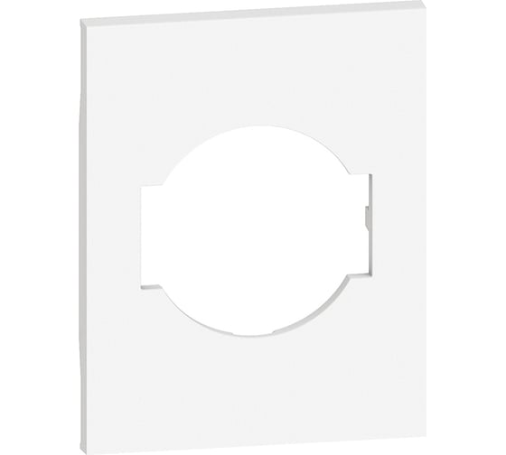 Лицевая панель Bticino LIVING NOW для розеток 2К+З немецкого/итальянского стандарта 3 модуля. Цвет Белый. KW03M3 1