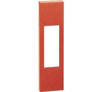 Лицевая панель Bticino LIVING NOW для розеток итальянского стандарта 1 модуль. Цвет Красный KR02