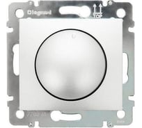 Светорегулятор поворотный Legrand Valena DIY алюминий, 400Вт 694348