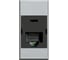 Розетка Bticino Axolute RJ45 UTP к6 110 алюминий HC4262C6 1