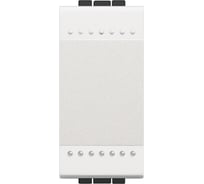 Выключатель Bticino Livinglight с винтовыми клемами, размер 1 модуль, цвет белый N4001N