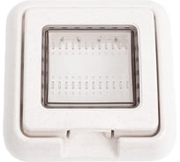 Влагозащитная крышка Bticino IP55 Idrobox, белый, 2 модуля 24602N